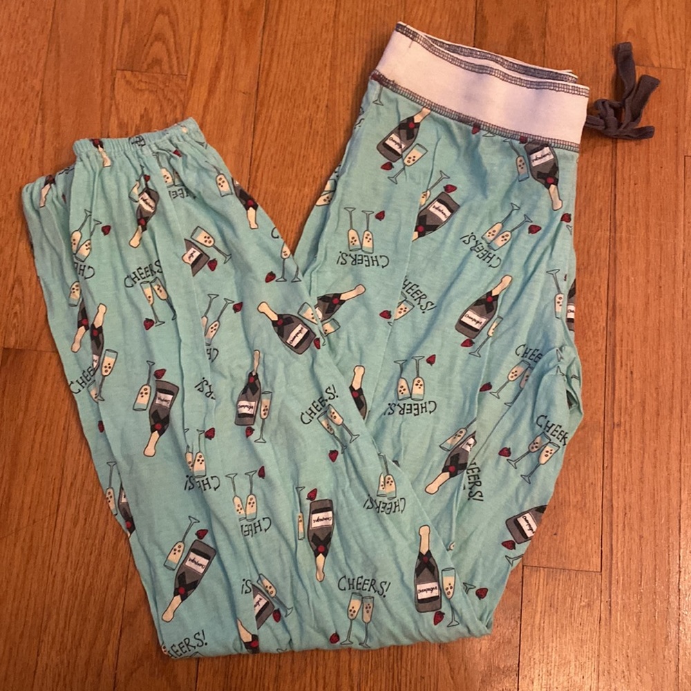 Aqua Cheers Champagne PJ Pants